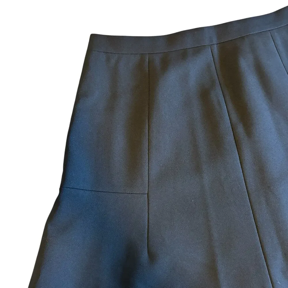 J.Crew‎ Black Flared Mini Skirt – Lined, Size 2, Classic Fit